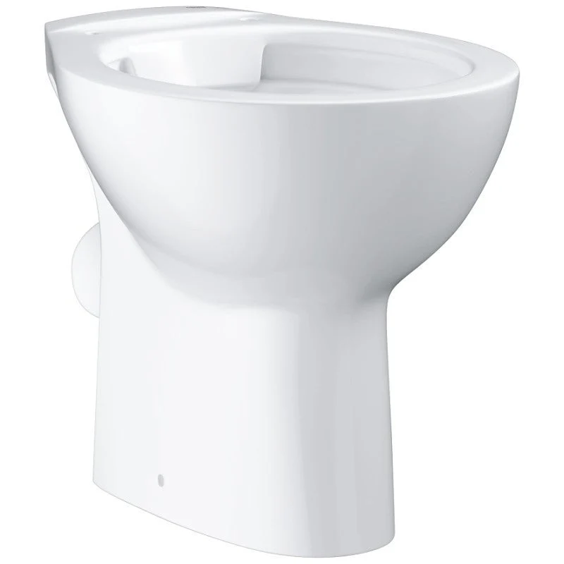 Set promo Vas WC pe pardoseala cu rezervor aparent si capac Grohe Bau Ceramic Rimless 36x52 cm evacuare orizontala