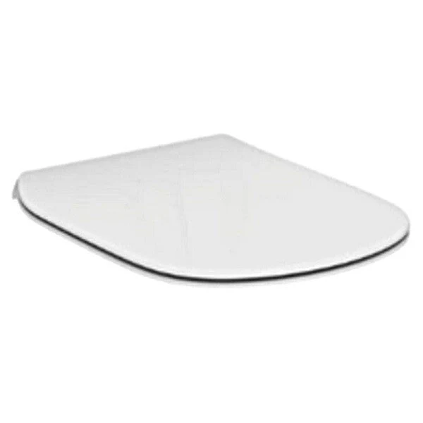 Set promo Vas WC pe pardoseala cu rezervor aparent si capac soft close Ideal Standard Tesi AquaBlade 37x67 cm evacuare ori...
