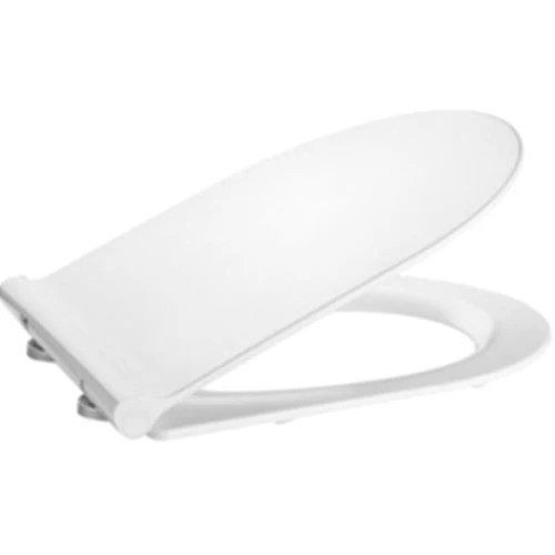 Set promo Vas WC suspendat cu capac soft close Roca Meridian Rimless 36x56 cm evacuare orizontala