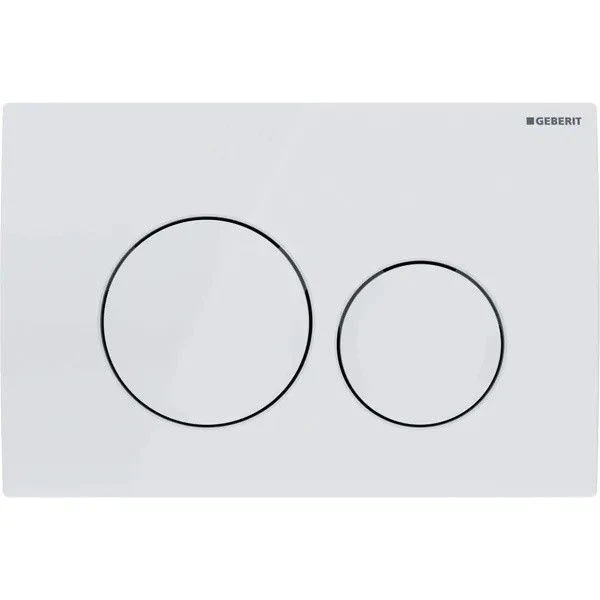 Set Promo Vas WC suspendat cu rezervor incastrat, clapeta de actionare alba, capac soft close, Geberit Delta si Fluminia M...