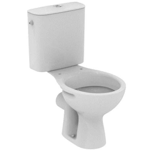 Set Vas WC pe pardoseala cu rezervoar aparent Vidima Ulysse S 36x63 cm evacuare orizontala sau verticala