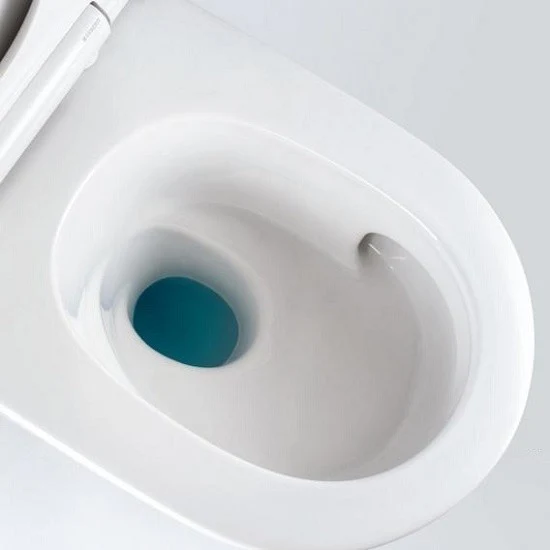 Set Vas WC suspendat cu capac soft close Geberit One 37x54 cm evacuare orizontala, alb