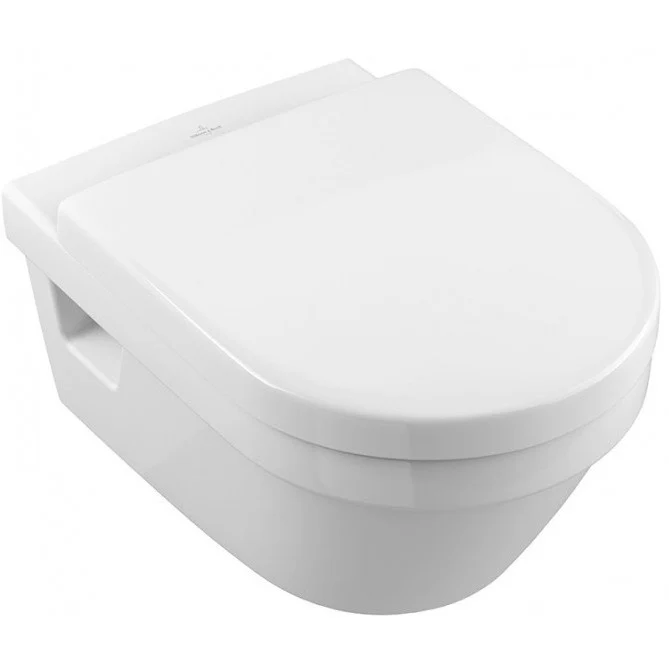 Set Vas WC suspendat cu capac soft close Villeroy & Boch Omnia Architectura DirectFlush 37x53 cm evacuare orizontala