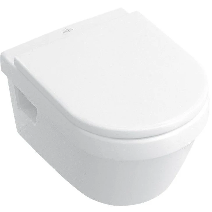 Set Vas WC suspendat cu capac soft close Villeroy & Boch Architectura Compact 35x48 cm evacuare orizontala