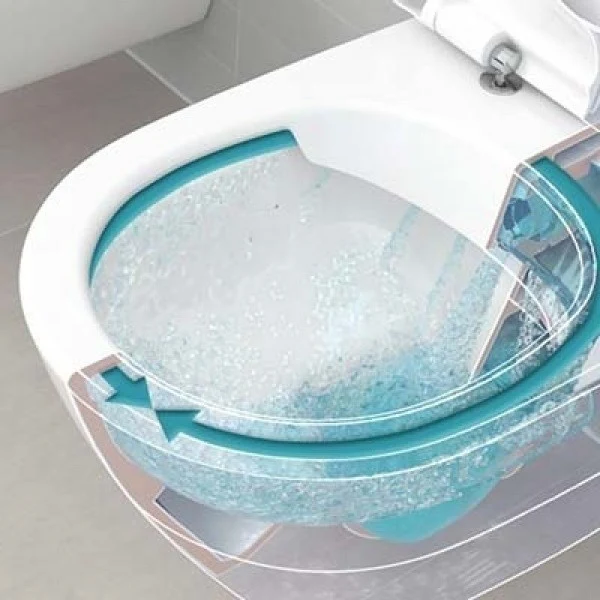 Set Vas WC suspendat cu capac soft close Villeroy & Boch Architectura Compact 35x48 cm evacuare orizontala