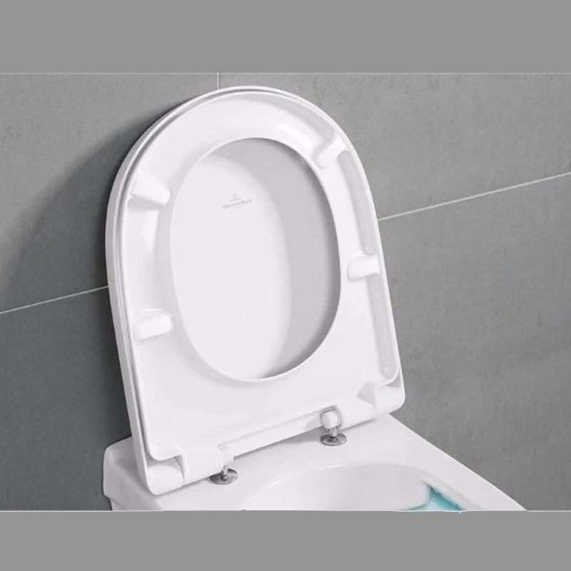 Set Vas WC suspendat cu capac soft close Villeroy & Boch O.Novo 36x56 cm evacuare orizontala