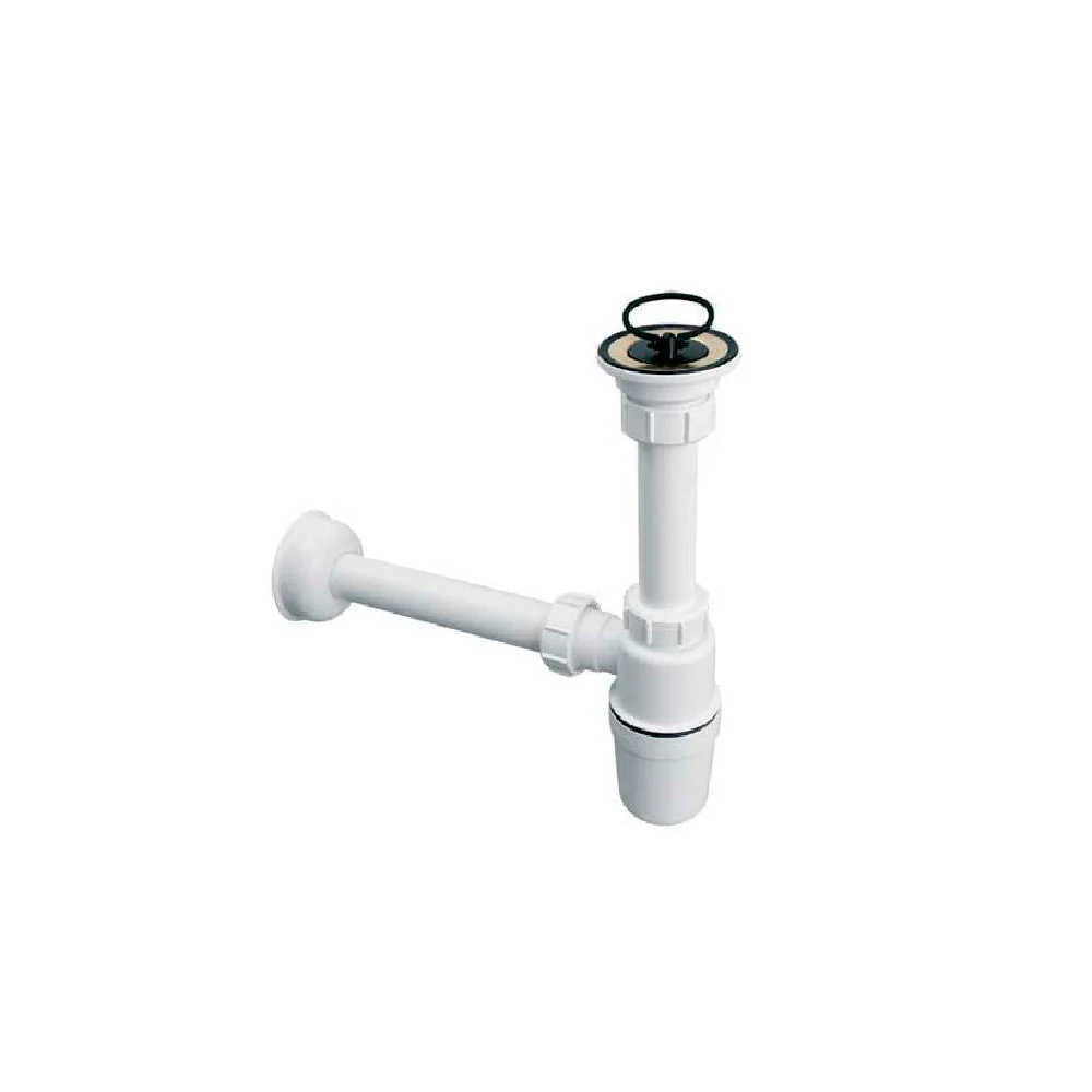 Sifon chiuveta flanş Ø60, filtru de inox, dop din PVC McALPINE BOTTLE 5/4” Ø32 mm