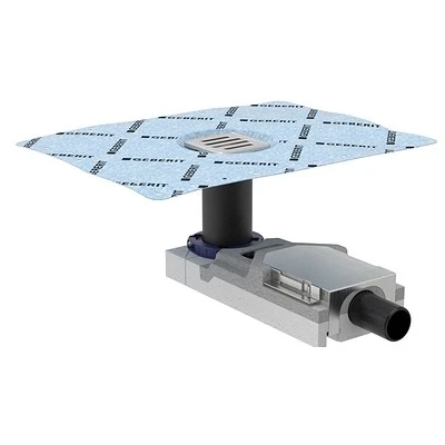 Sifon pardoseala Geberit CleanLine H6 cm, cu gratar inox integrat