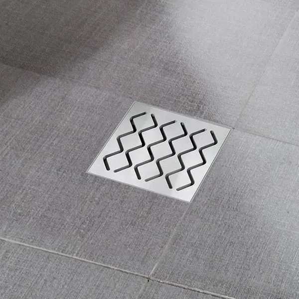 Sifon pardoseala Ravak SN501 cu grilaj inox, 11x11 cm