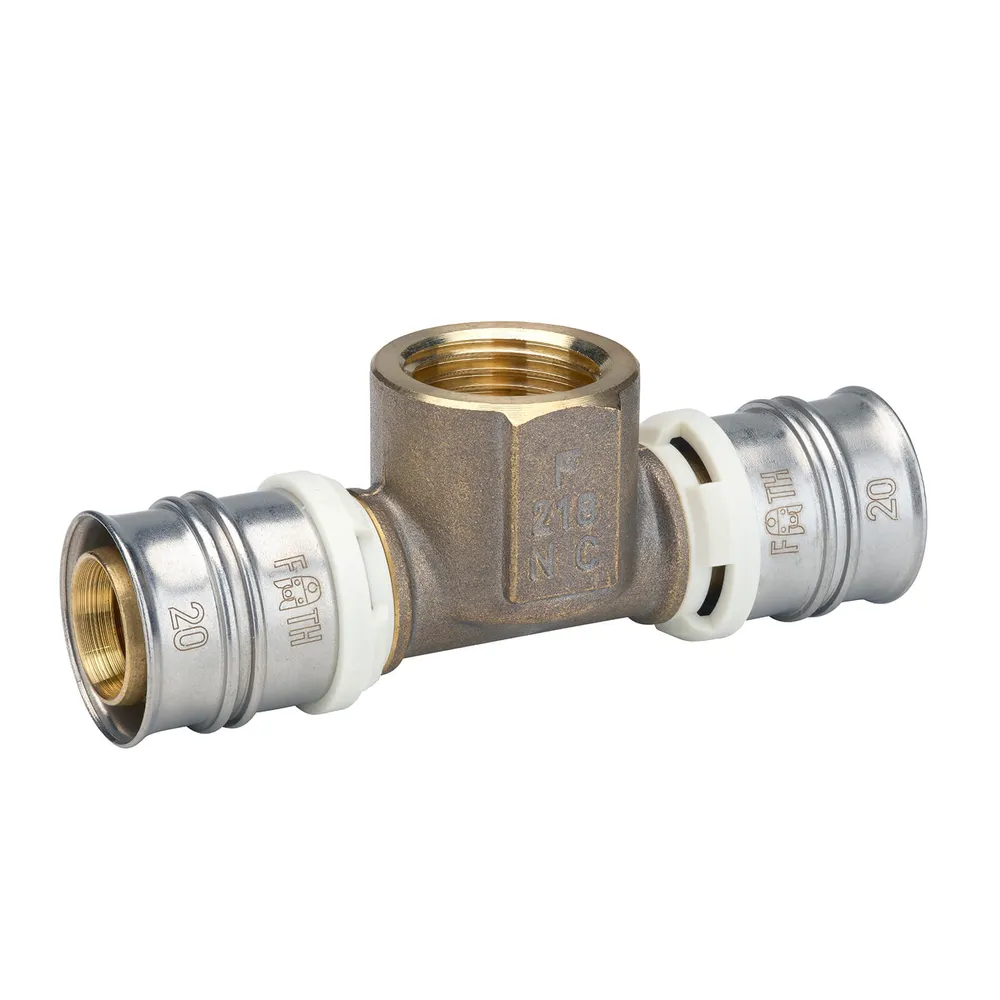 Teu sertizare cu filet interior din alama 32 - 3/4" - 32 mm FRANKISCHE - ALPEX-DUO