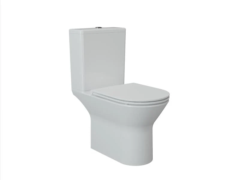 Vas WC AREZZO VERMONT rimless, cu montaj pe pardoseala, cu rezervor inclus – alb (2box)