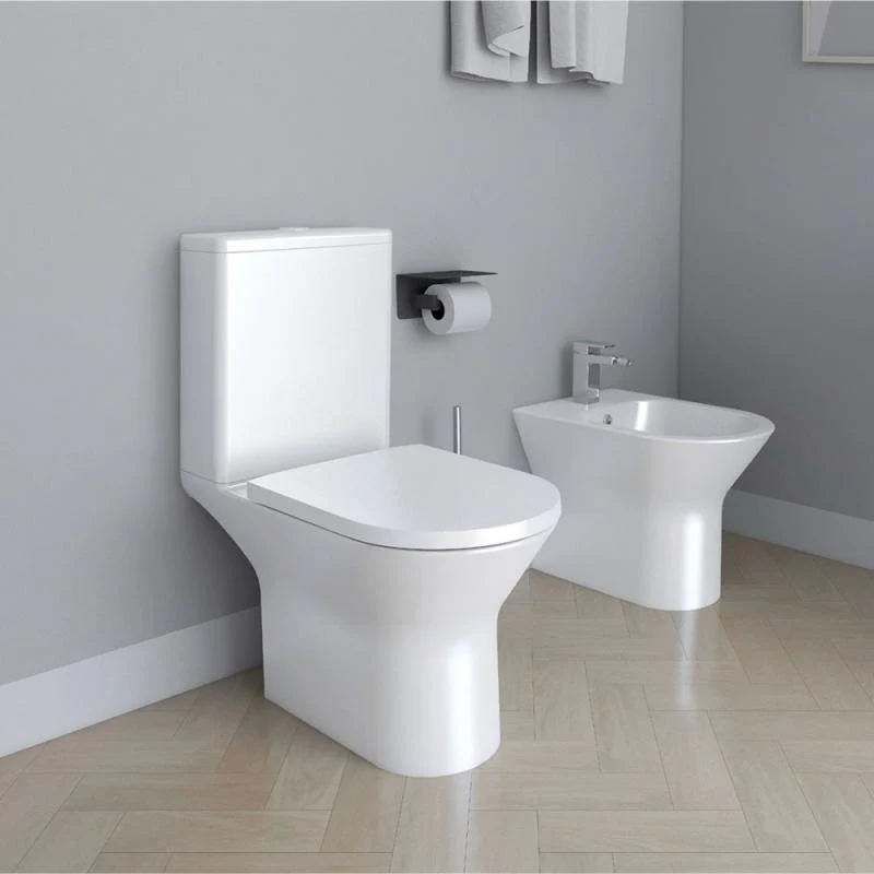 Vas WC AREZZO VERMONT rimless, cu montaj pe pardoseala, cu rezervor inclus – alb (2box)