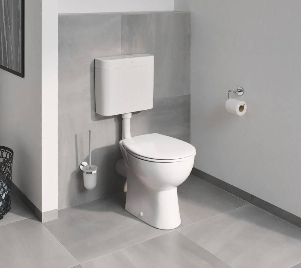 Vas WC pe pardoseala Grohe Bau Ceramic Rimless 36x52 cm evacuare orizontala