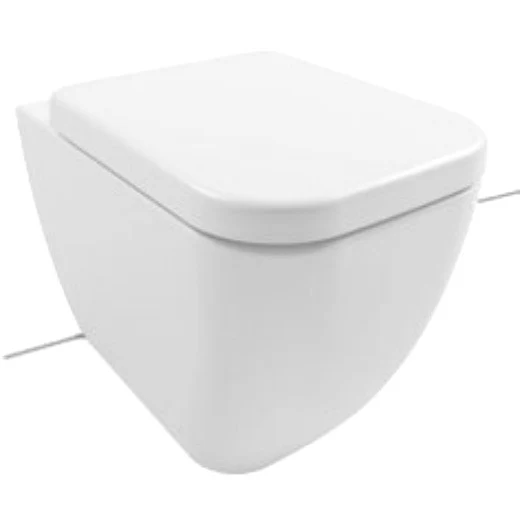 Vas WC pe pardoseala Hatria Bianca Rimless 36x52 cm evacuare orizontala sau verticala
