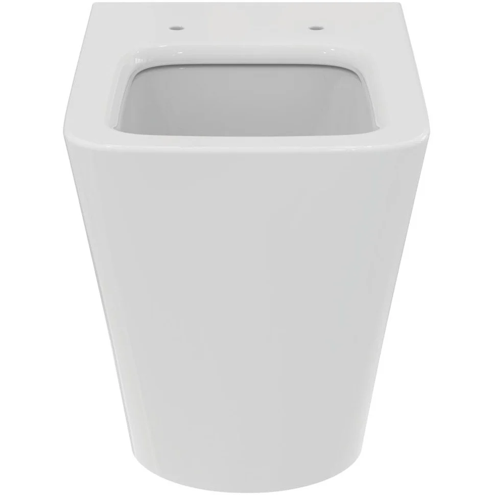 Vas WC pe pardoseala Ideal Standard Blend Cube AquaBlade 37x57 cm evacuare orizontala sau verticala, alb