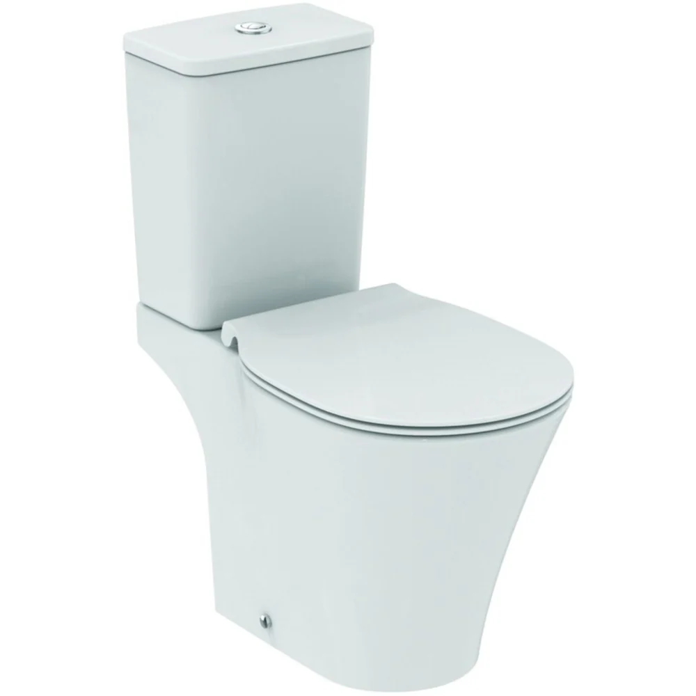 Vas WC pe pardoseala Ideal Standard Connect Air AquaBlade 36x66 cm evacuare orizontala sau verticala