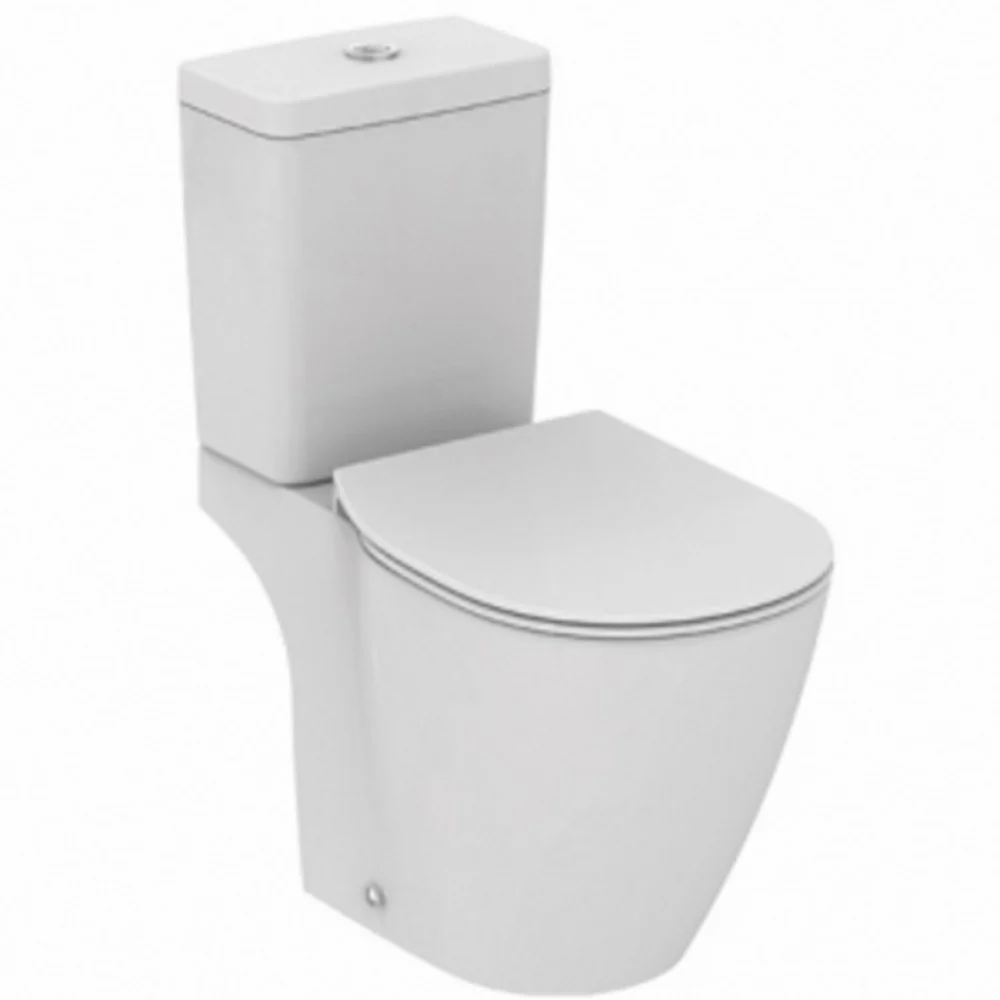 Vas WC pe pardoseala Ideal Standard Connect AquaBlade 36x66 cm evacuare orizontala sau verticala