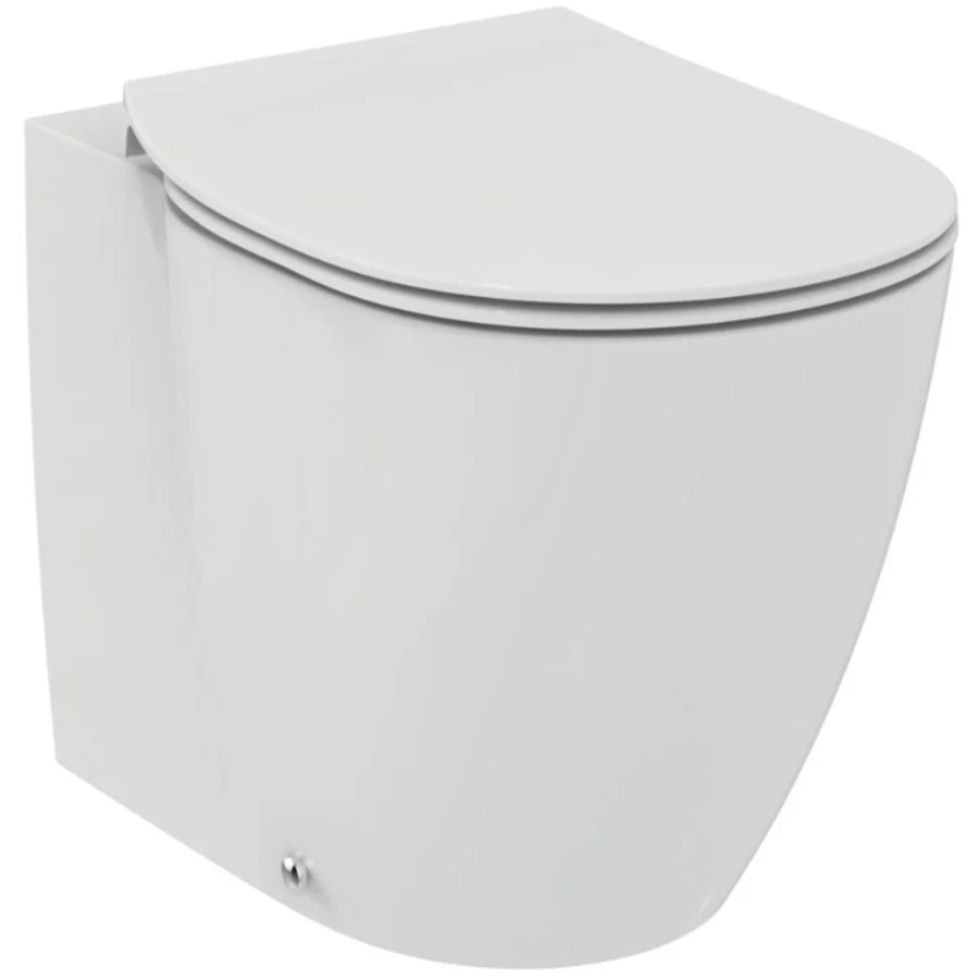 Vas WC pe pardoseala Ideal Standard Connect AquaBlade 37x55 cm evacuare orizontala sau verticala