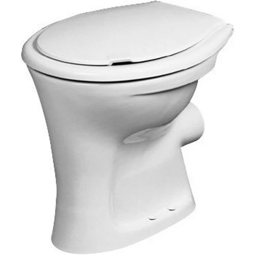 Vas WC pe pardoseala Ideal Standard Eurovit 36x47 cm evacuare orizontala, cu oglinda