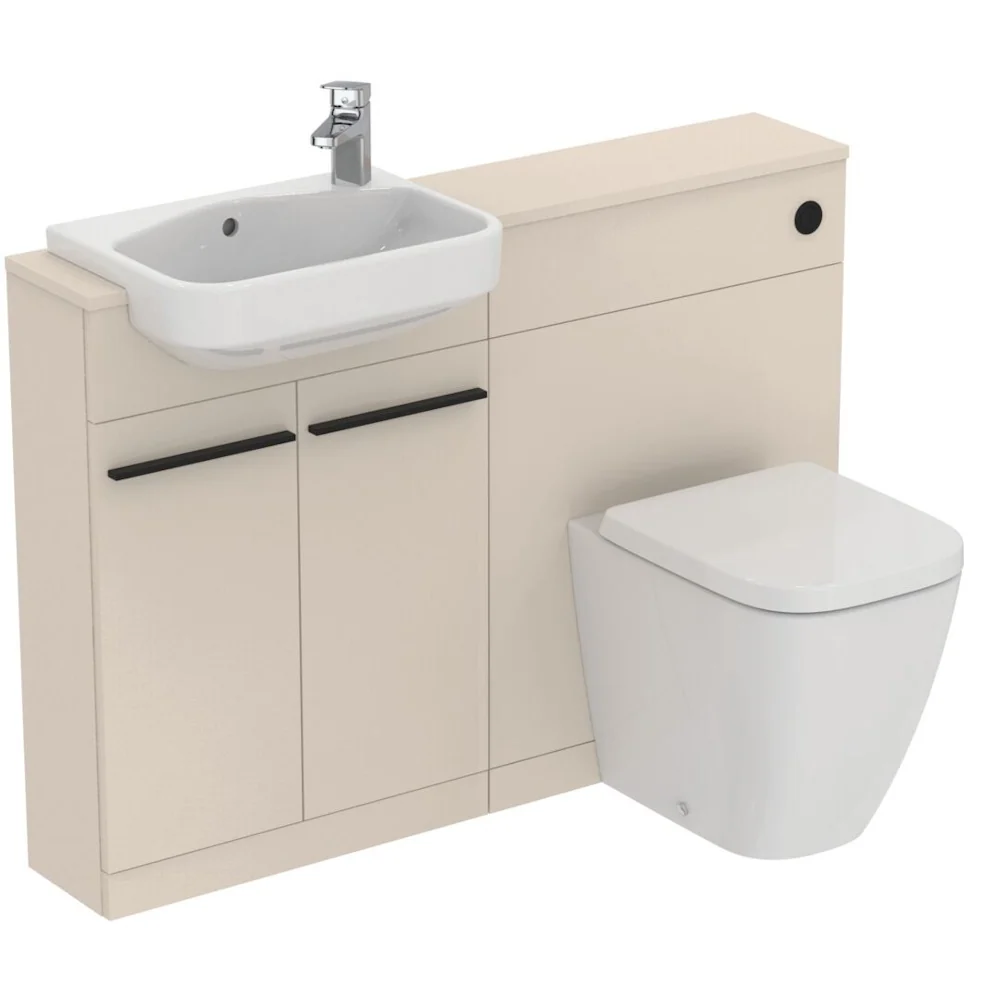 Vas WC pe pardoseala Ideal Standard I.Life S Rimless 36x48 cm evacuare orizontala