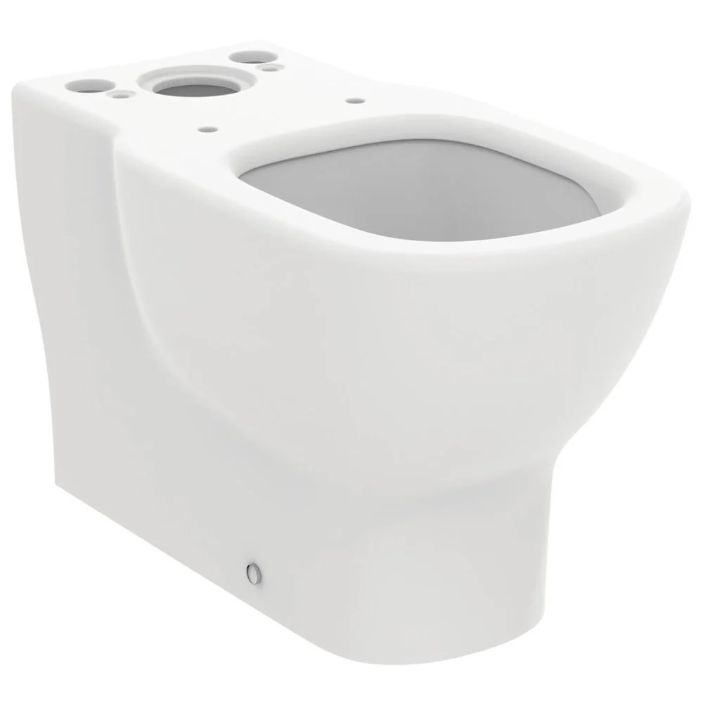 Vas WC pe pardoseala Ideal Standard Tesi AquaBlade 37x67 cm evacuare orizontala sau verticala, lipit de perete, alb mat