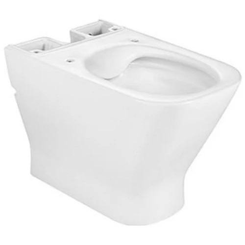 Vas WC pe pardoseala Roca Gap Clean Rim 35x60 cm evacuare orizontala sau verticala, lipit de perete