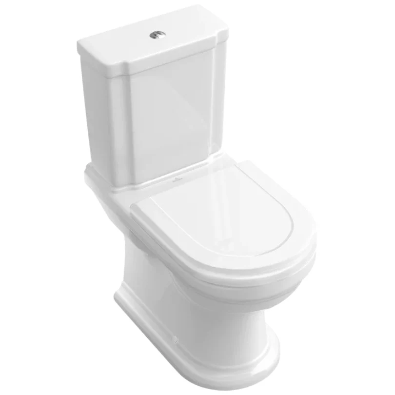 Vas WC pe pardoseala Villeroy & Boch Hommage 37x73 cm evacuare orizontala sau verticala