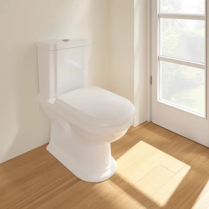 Vas WC pe pardoseala Villeroy & Boch Hommage 37x73 cm evacuare orizontala sau verticala