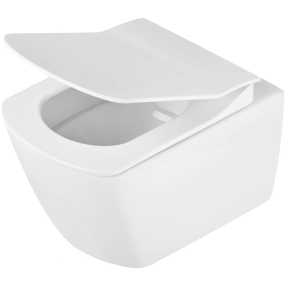 Vas WC suspendat Deante Anemon Rimless 37x51 cm evacuare orizontala