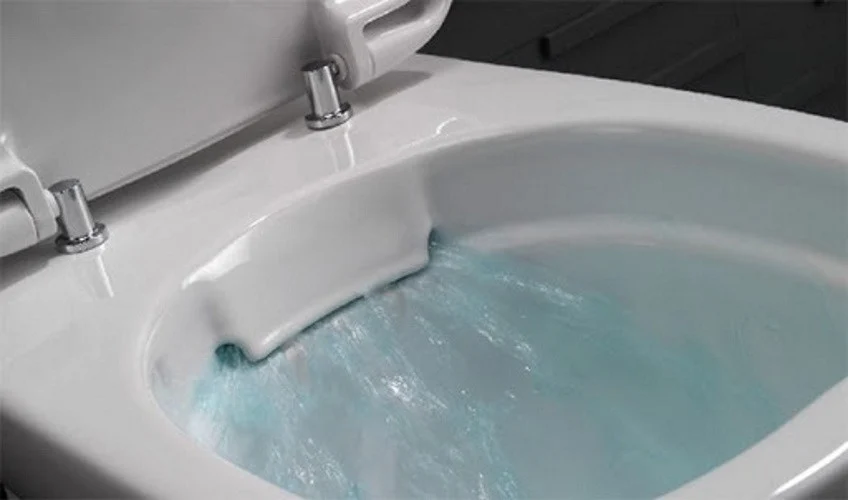 Vas WC suspendat Geberit Smyle Square Rimfree 35x54 cm evacuare orizontala