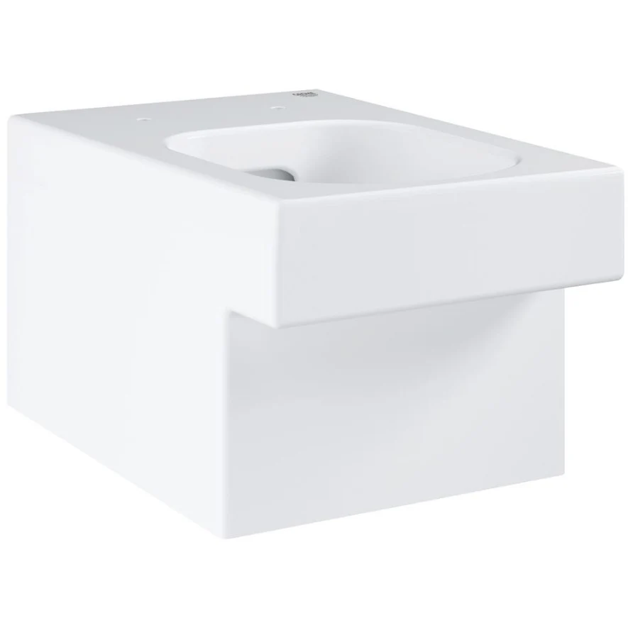 Vas WC suspendat Grohe Cube Ceramic Rimless 37x56 cm evacuare orizontala, tratament PureGuard