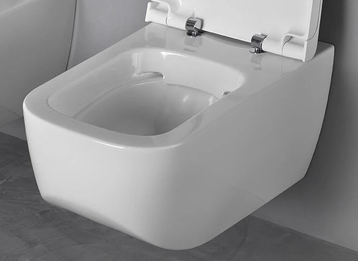 Vas WC suspendat Hatria Next Rimless 36x56 cm evacuare orizontala