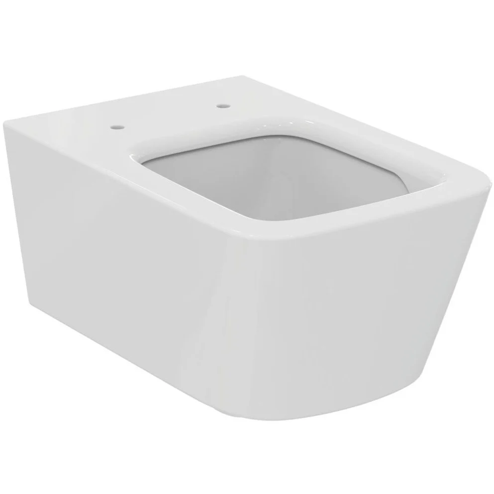 Vas WC suspendat Ideal Standard Blend Cube AquaBlade 37x55 cm evacuare orizontala, alb