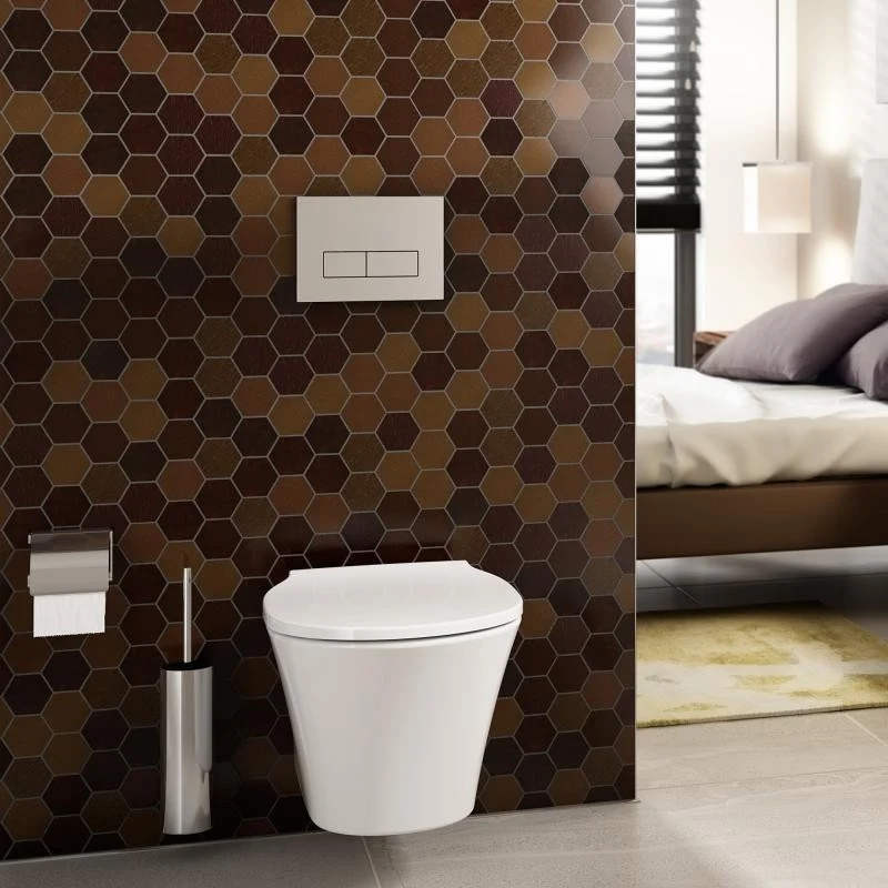 Vas WC suspendat Ideal Standard Connect Air AquaBlade 36x54 cm evacuare orizontala