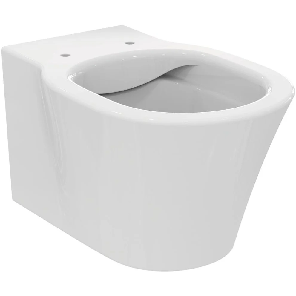 Vas WC suspendat Ideal Standard Connect Air Rimless 36x54 cm evacuare orizontala, alb