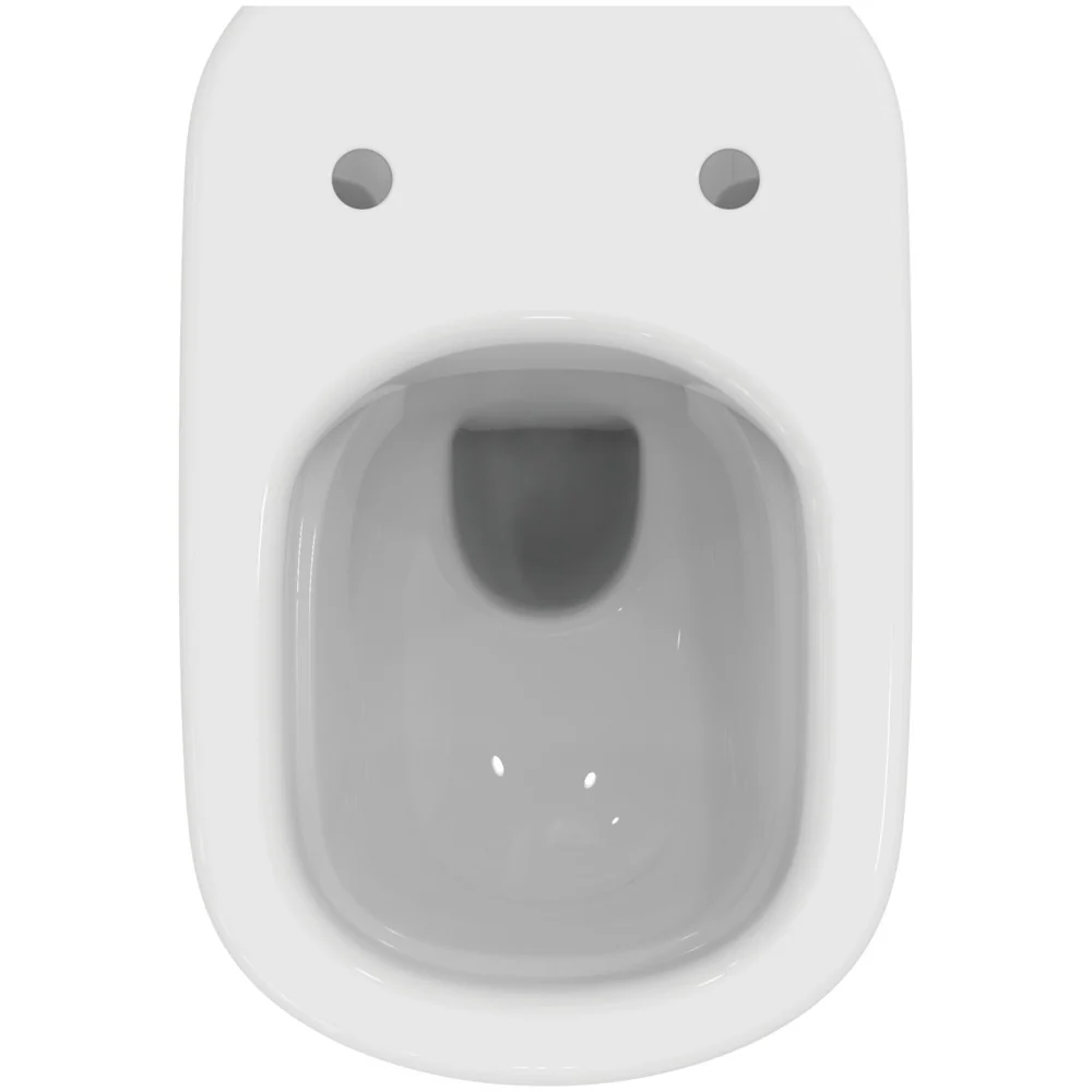 Vas WC suspendat Ideal Standard Tesi Rimless 37x54 cm evacuare orizontala, alb