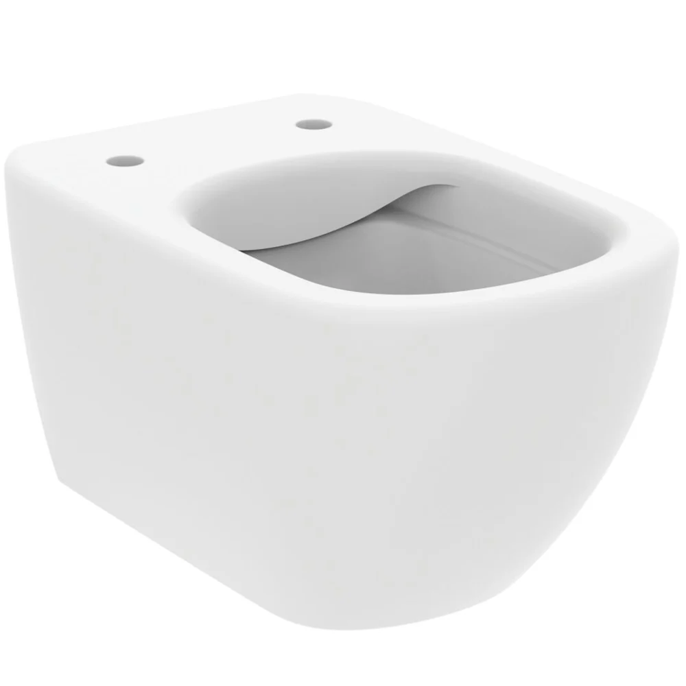 Vas WC suspendat Ideal Standard Tesi Rimless 37x54 cm evacuare orizontala, alb mat