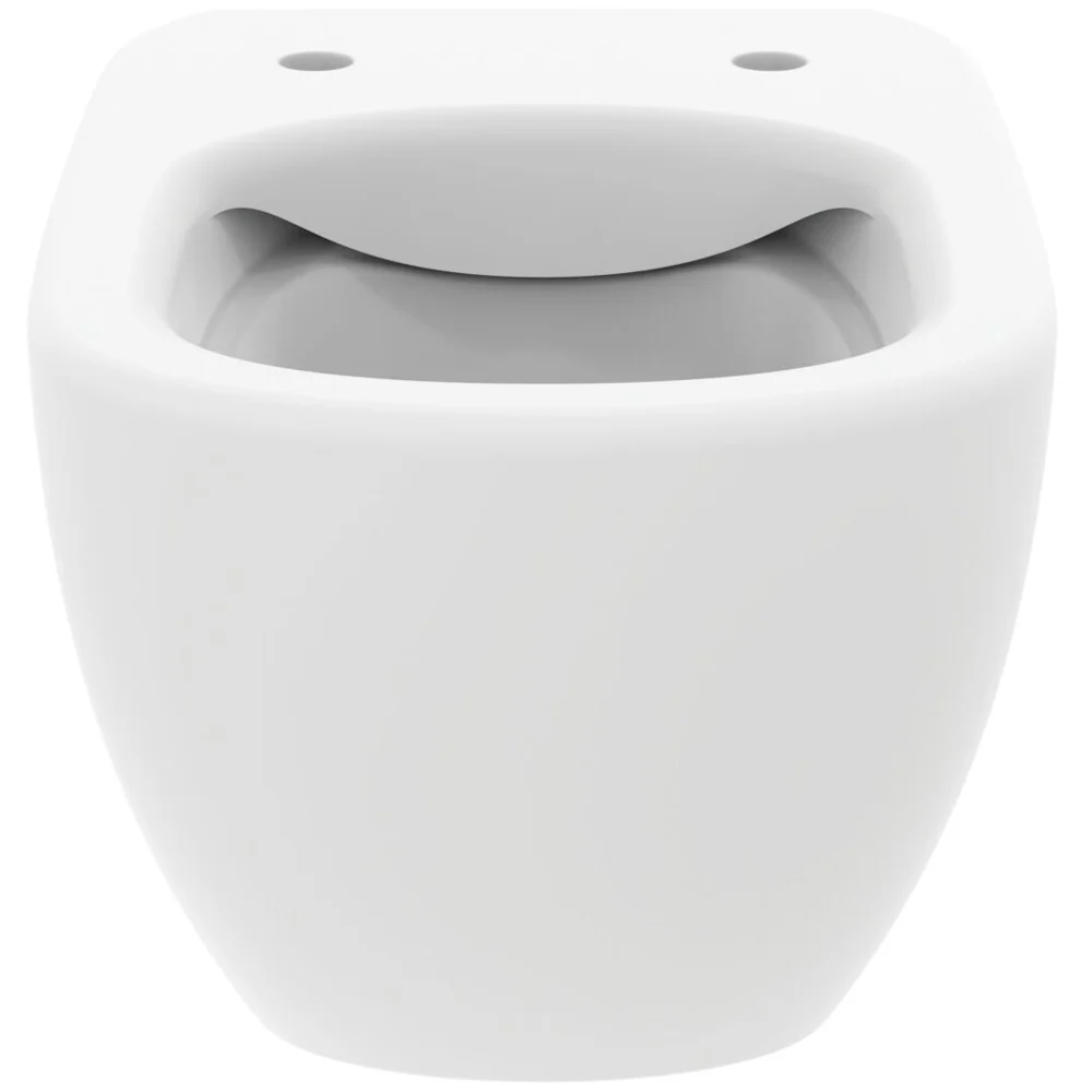 Vas WC suspendat Ideal Standard Tesi Rimless 37x54 cm evacuare orizontala, alb mat