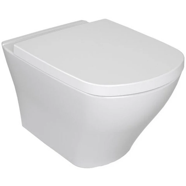 Vas WC suspendat Ravak Classic RimOff Rimless 37x51 cm evacuare orizontala, alb