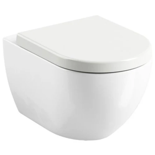 Vas WC suspendat Ravak Uni Chrome 36x51 cm evacuare orizontala, fixare ascunsa