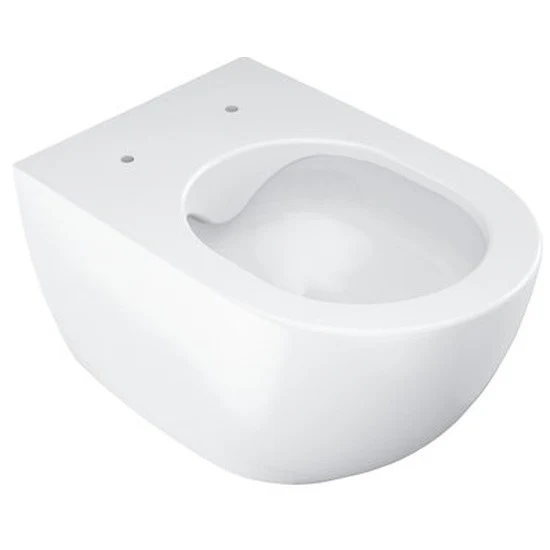 Vas WC suspendat Ravak Uni Chrome RimOff Rimless 36x51 cm evacuare orizontala, alb