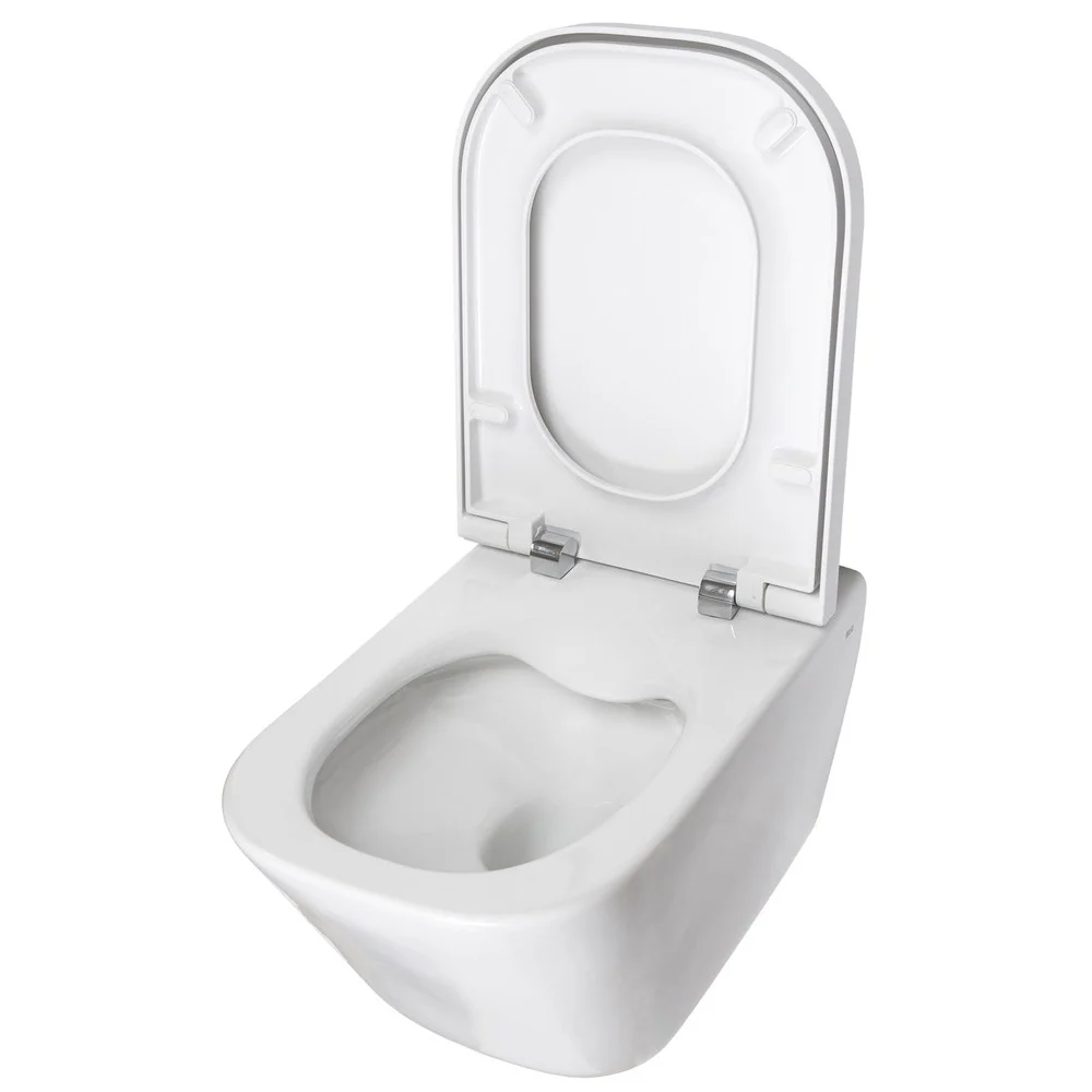Vas WC suspendat Roca Gap Square Rimless 35x54 cm evacuare orizontala