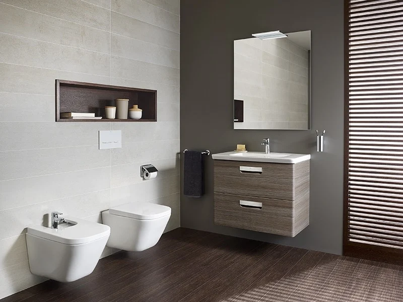 Vas WC suspendat Roca Gap Square Rimless 35x54 cm evacuare orizontala