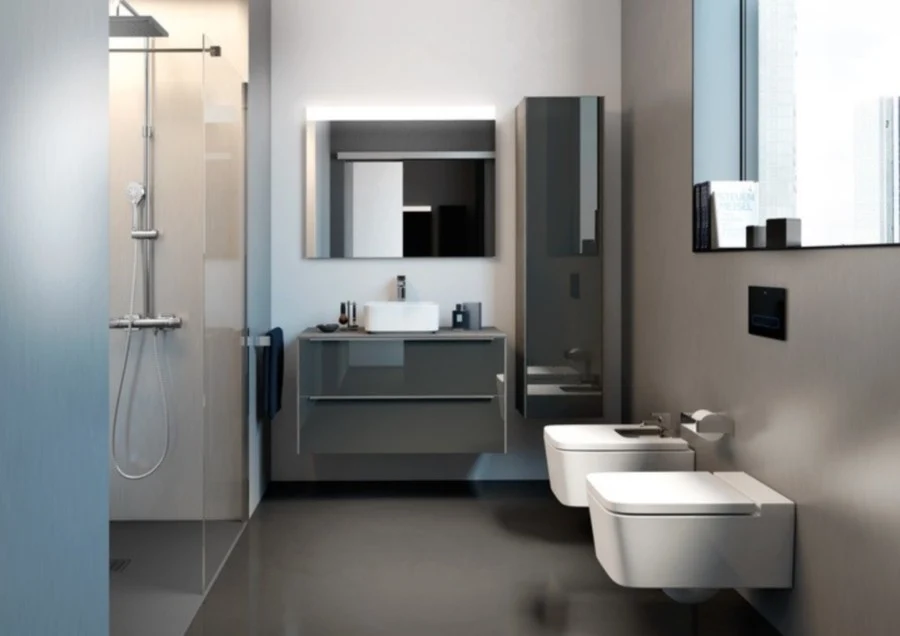 Vas WC suspendat Roca Inspira Square Rimless 37x56 cm evacuare orizontala