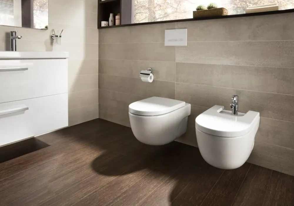 Vas WC suspendat Roca Meridian Rimless 36x48 cm evacuare orizontala