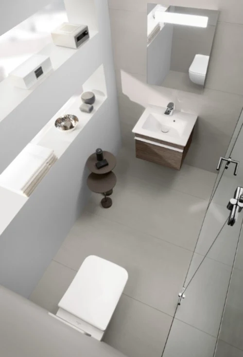 Vas WC suspendat Villeroy & Boch Venticello 37x56 cm evacuare orizontala, sistem spalare DirectFlush