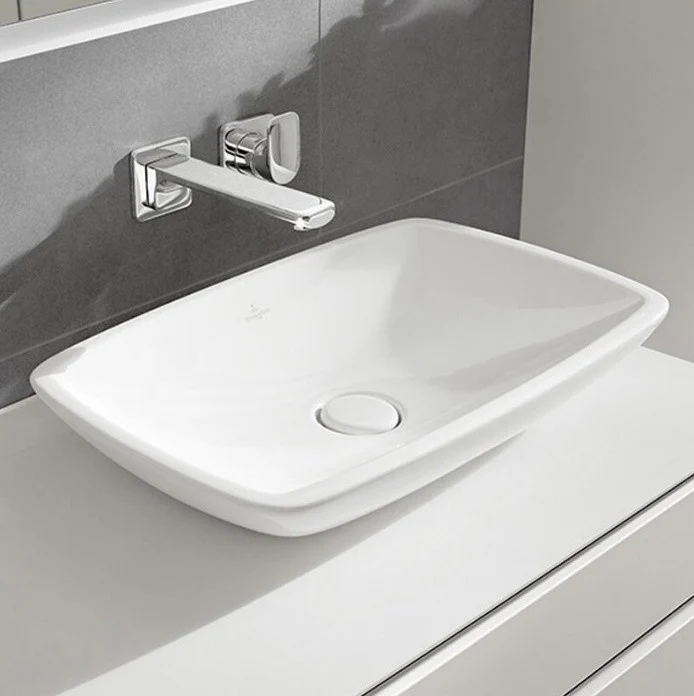 Villeroy & Boch Ventil click-clack cu capac ceramic, alb mat