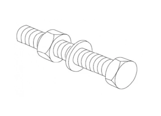 Bolt cu cap hexagonal M8x15 12-260