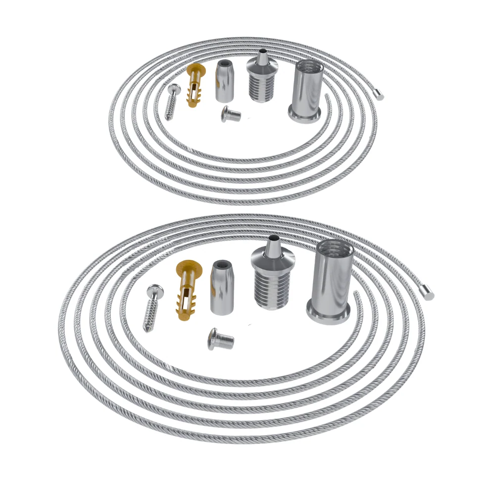 Kit Cabluri de Suspendare Pentru Lampi LED Hexagonale, 1 Metru