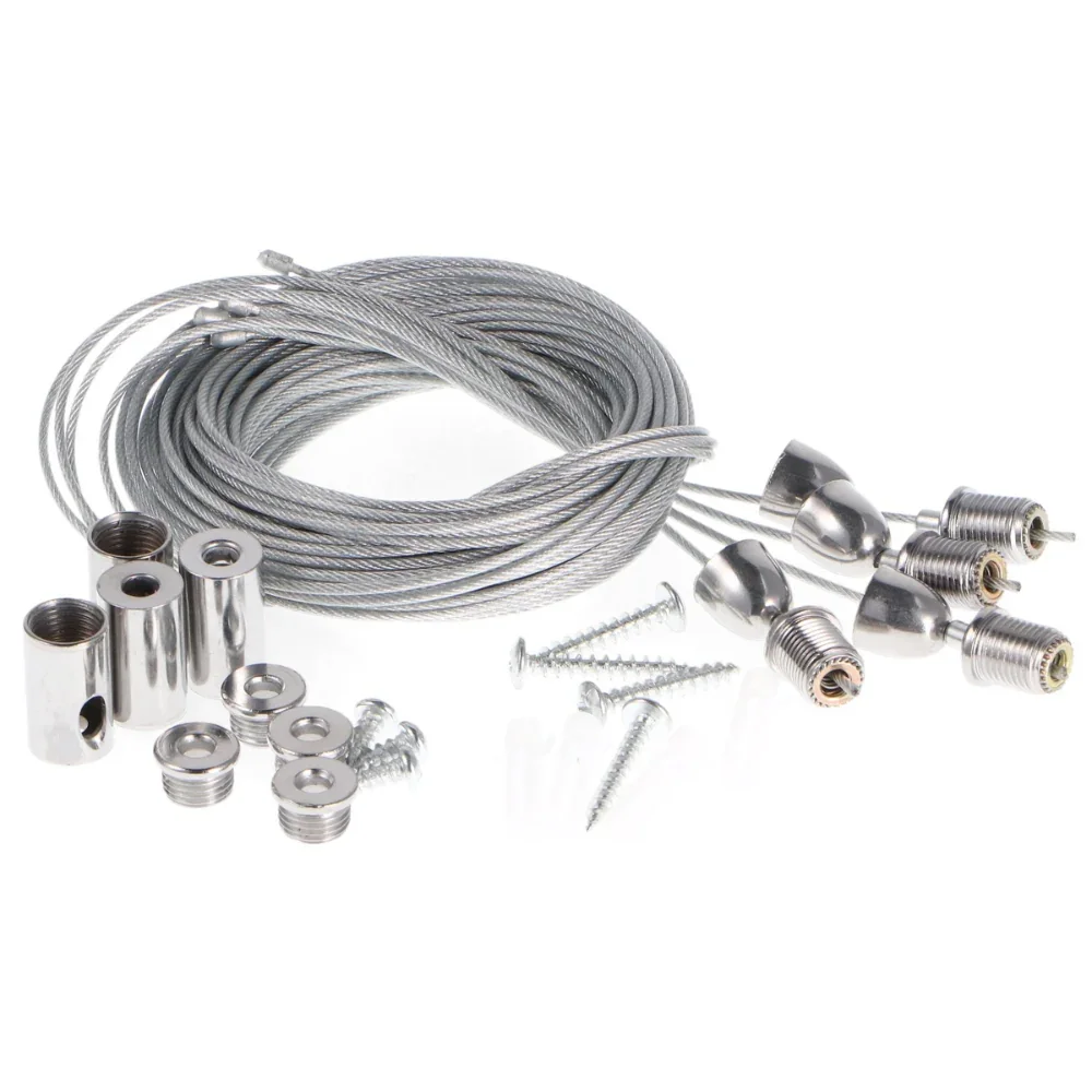 Kit pentru Montarea Suspendata Panourilor LED, Inaltime Reglabila - 1.5 Metri